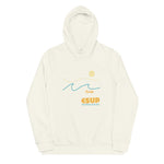 "FLORIDA" Less Single-Use Plastic Design #34 by © Juliana2me Women's eco fitted hoodie