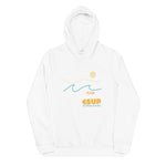 "FLORIDA" Less Single-Use Plastic Design #34 by © Juliana2me Women's eco fitted hoodie